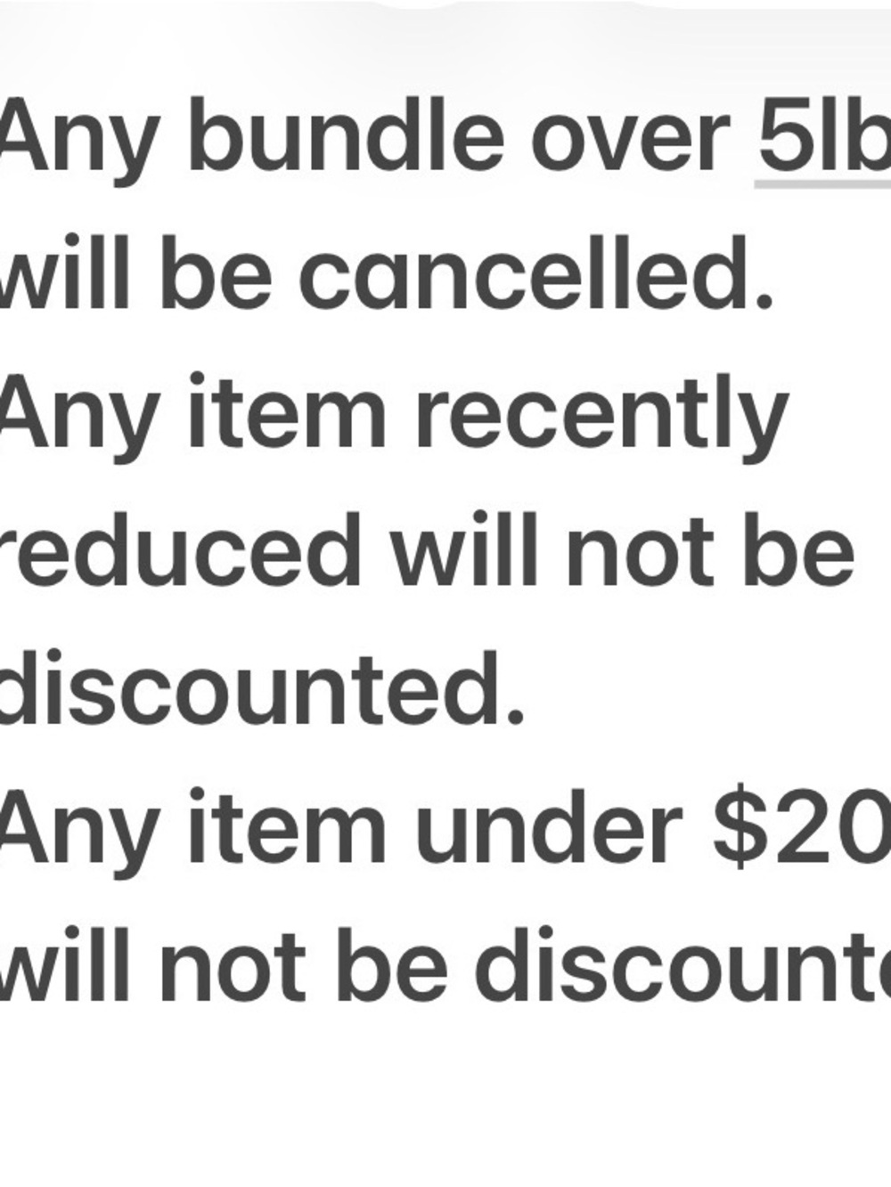 Pricing Notice